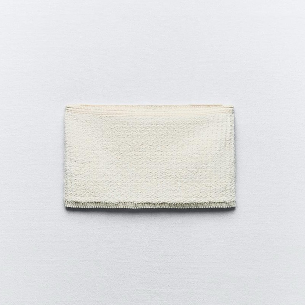 Zara Cream Bandeau Top